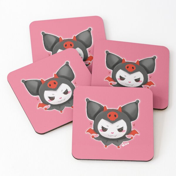 Item preview, Cute Devil White Rabbit imp-like with horns designed and sold by VulpyArt.