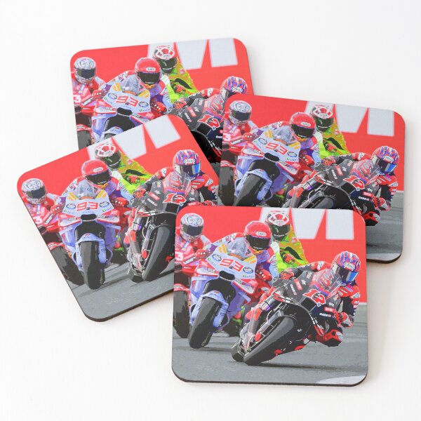 Item preview, Maverick Vinales being chased during the Dutch TT in Assen 2024 watercolor designed and sold by Rodissimus1984.