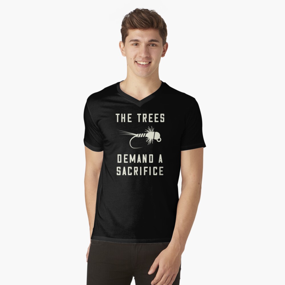 Vista previa del artículo con la obra «Camiseta de cuello en V», diseñado y vendido por tldeutsch.