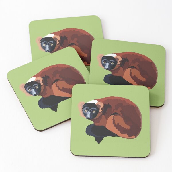 Item preview, Red Ruffed Lemur  designed and sold by PrettylittlepastelUk.