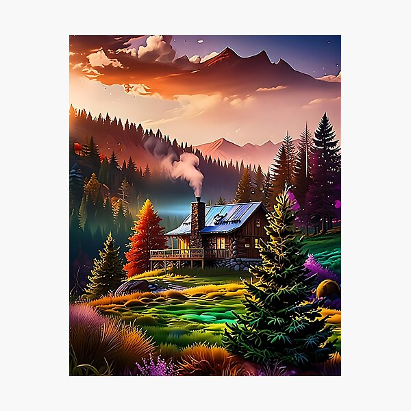 Item preview, House in the forest designed and sold by PixelParadies.
