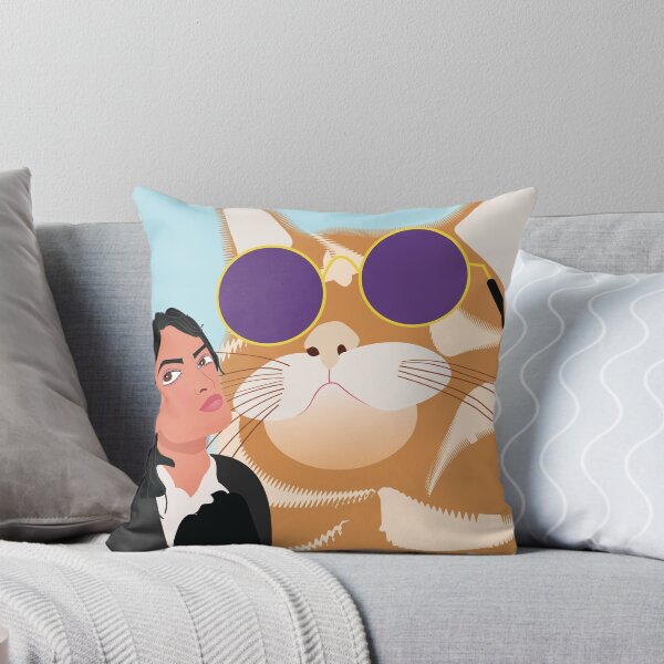 Item preview, A orange cat  giving a pose with a lady designed and sold by Musky-creatives.