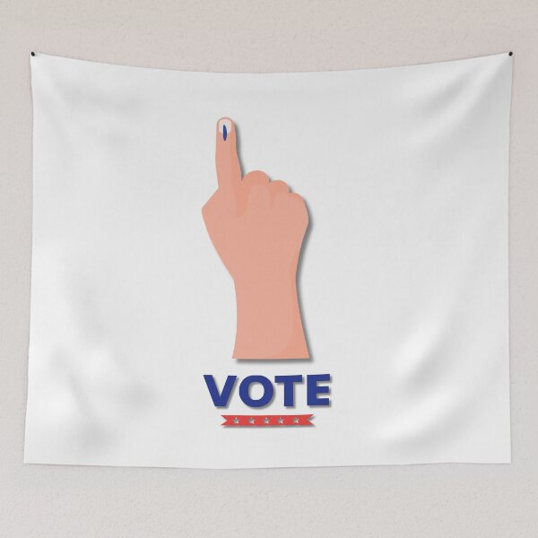 Item preview, Voting finger watercolor art designed and sold by AKRE R.