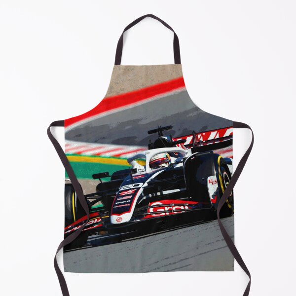 Item preview, Kevin Magnussen racing his 2024 F1 car during the Spanish Grand Prix abstract designed and sold by Rodissimus1984.