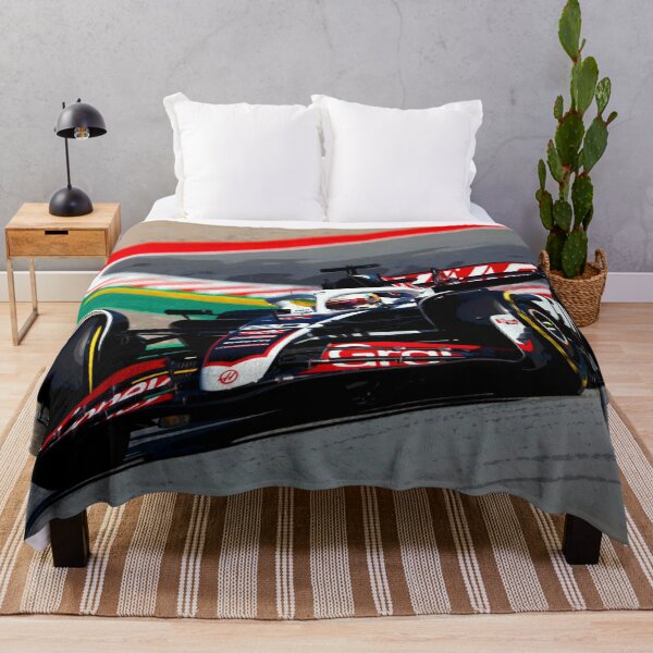 Item preview, Kevin Magnussen racing his 2024 F1 car during the Spanish Grand Prix abstract designed and sold by Rodissimus1984.