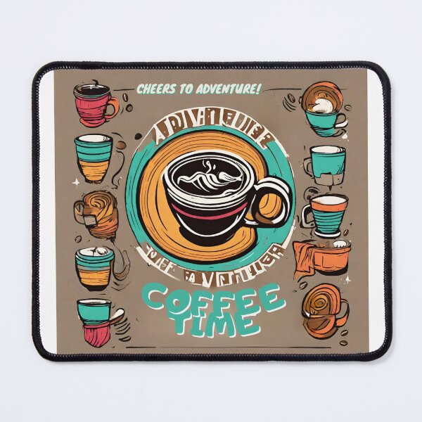 Item preview, Coffee Time - Cheers to adventure! designed and sold by BeeG2024.