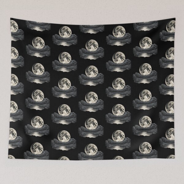Item preview, Night Landscape with Full Moon over a Tranquil Lake designed and sold by Krystian9809.