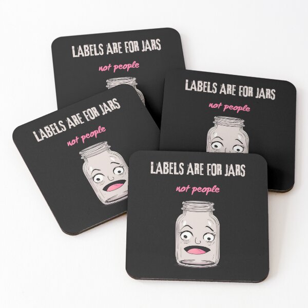 Item preview, Labels Are For Jars Not People designed and sold by LadyGoodwill.