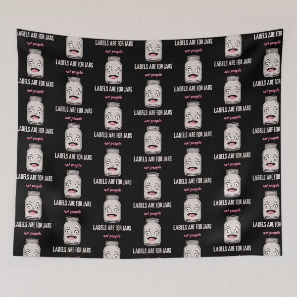 Item preview, Labels Are For Jars Not People designed and sold by LadyGoodwill.