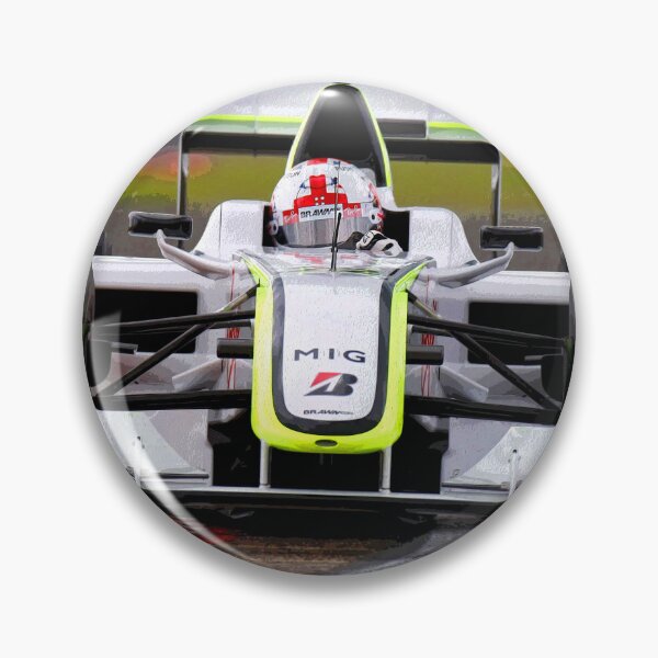 Item preview, Jenson Button racing in his Brawn GP 2009 F1 car during the British Grand Prix at Silverstone abstract designed and sold by Rodissimus1984.