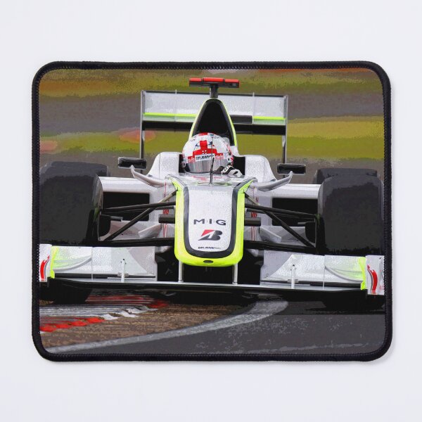 Item preview, Jenson Button racing in his Brawn GP 2009 F1 car during the British Grand Prix at Silverstone abstract designed and sold by Rodissimus1984.