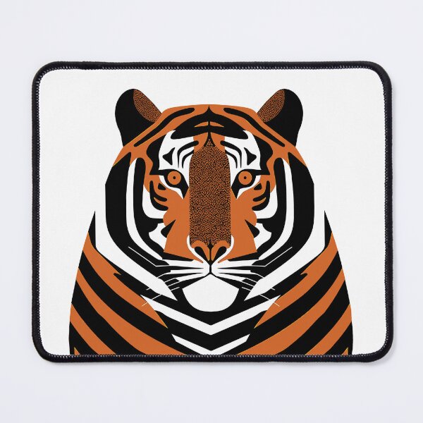 Item preview, geometric tiger designed and sold by Ztudio.