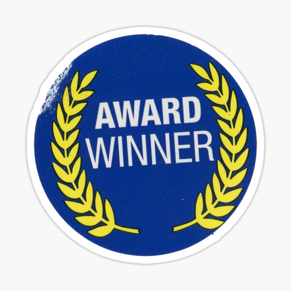 Item preview, "Award Winner" (Family Video Sticker) designed and sold by Itsmyfirstday89.