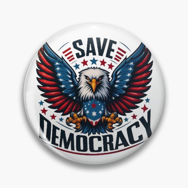Item preview, Save Democracy Eagle designed and sold by PaulHawkDesigne.
