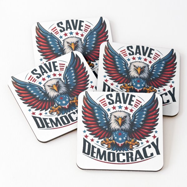 Item preview, Save Democracy Eagle designed and sold by PaulHawkDesigne.