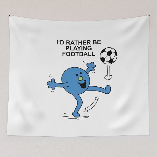 Item preview, Mr. Men I'd rather be playing football designed and sold by Scat the cat.