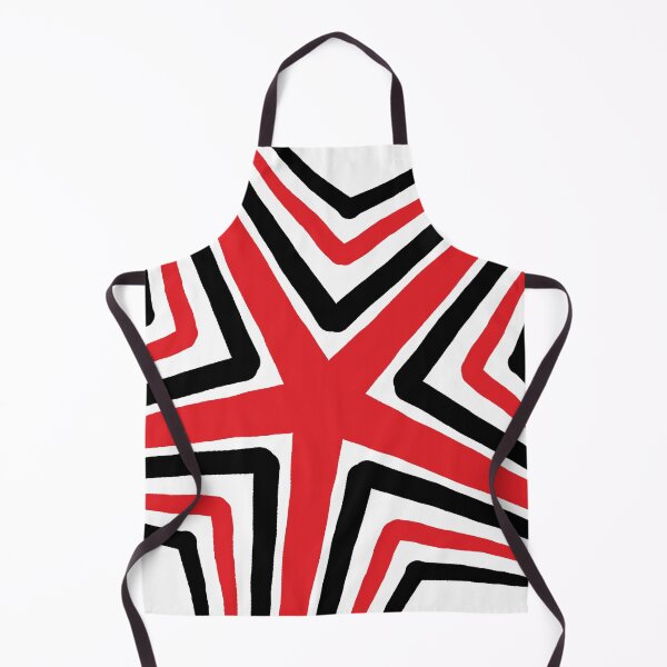 Item preview, abstract star design, featuring strong red and black colors. designed and sold by HEMRO.