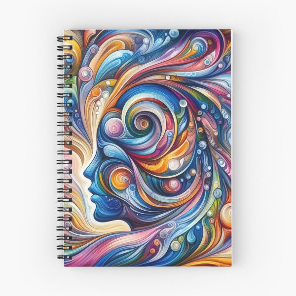 Item preview, Vibrant Swirls Abstract Art designed and sold by Sadia  Jannat.