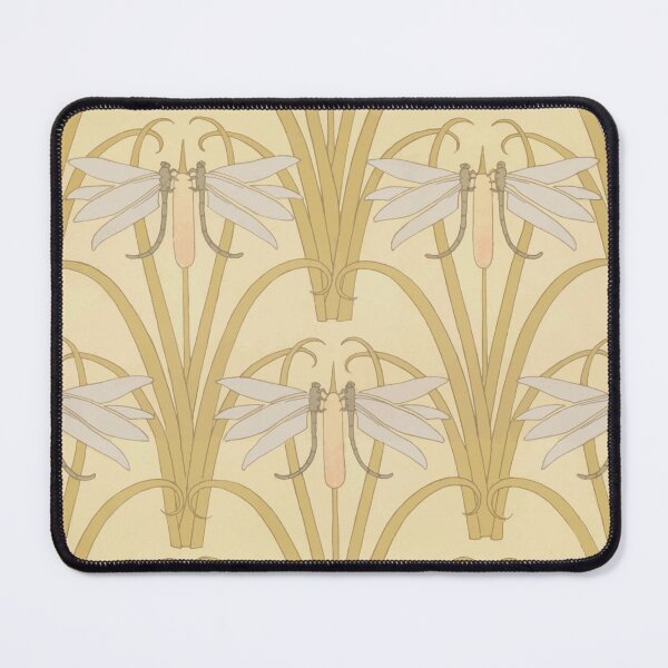 Item preview, Art Nouveau Dragonfly and Cattail Design designed and sold by newnouveau.