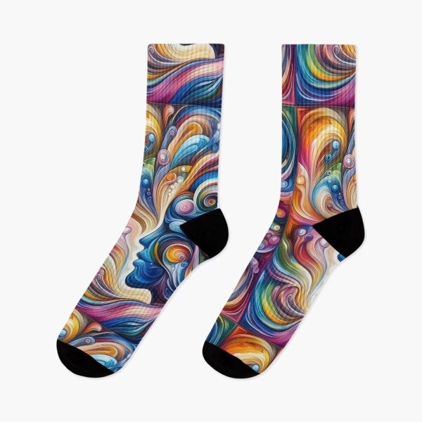 Item preview, Vibrant Swirls Abstract Art designed and sold by Sadia  Jannat.