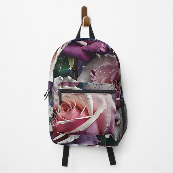 Item preview, Design of purple, pink and white roses designed and sold by PixelParadies.