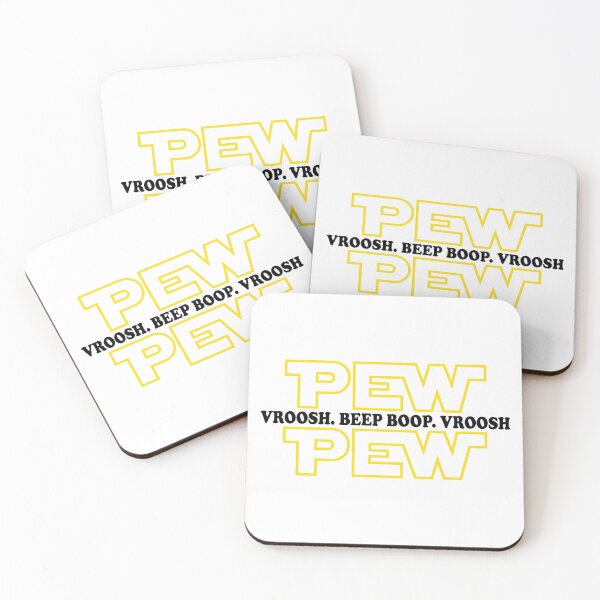 Item preview, Pew Pew Wars | Funny Sci-fi Space Star Noises designed and sold by ScienceCorner.