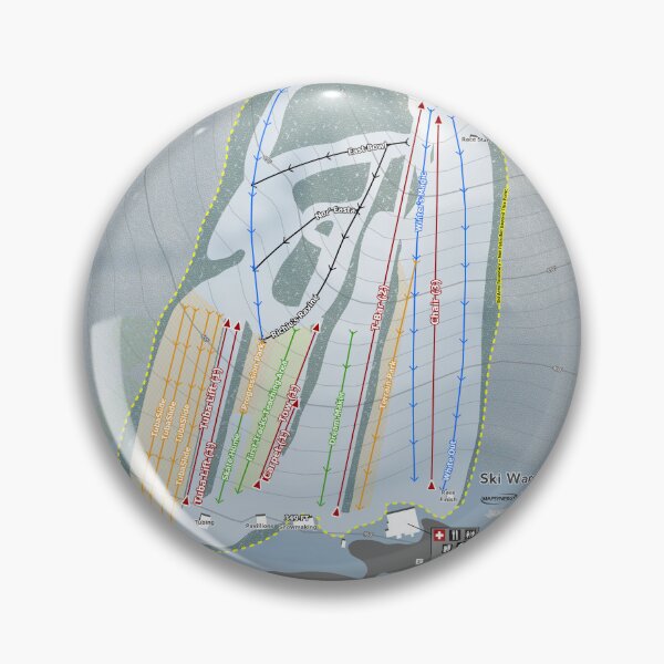 Item preview, Ski Ward Resort Trail Map designed and sold by Mapsynergy.
