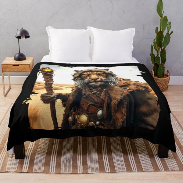 Item preview, Abstract Cheetah Sage in Ancient Robes Crossing Desert designed and sold by Hungry-Murphy.