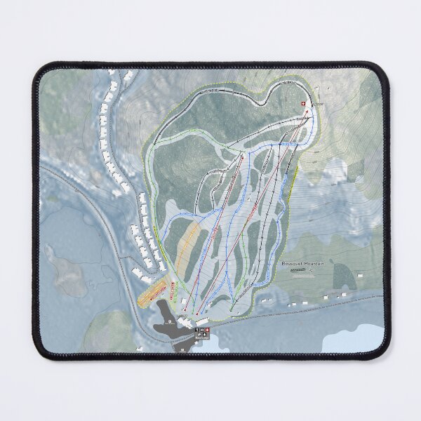 Artikelvorschau, Bousquet Mountain Resort Trail Map entworfen und verkauft von Mapsynergy.