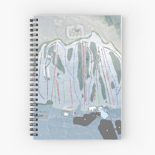 Item preview, Ski Bradford Resort Trail Map designed and sold by Mapsynergy.