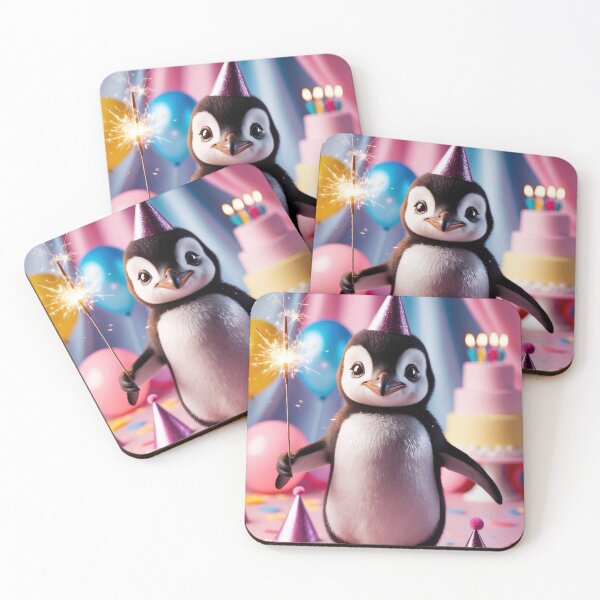 Item preview, Penguin Birthday Celebration designed and sold by ML-Media.