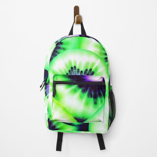 Item preview, Neon Green Kiwi Slices Pattern, Watercolor All Over Print designed and sold by patterncrow.