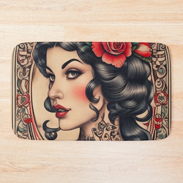Item preview, Pinup Girl Tattoo designed and sold by MatrixTattoo.