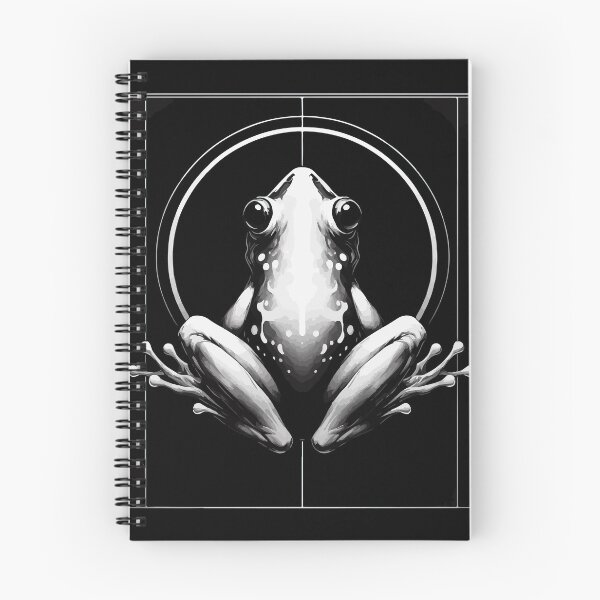 Item preview, Monochromatic Outline Frog designed and sold by TomFrontierArt.