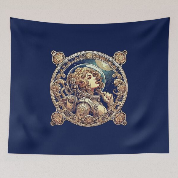 Item preview, Woman Astronaut - Art Nouveau designed and sold by deusrex007.