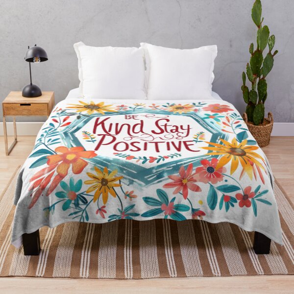 Item preview, Be Kind Stay Positive designed and sold by AI-Only Creations.