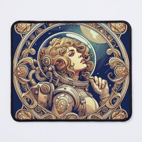 Item preview, Woman Astronaut - Art Nouveau designed and sold by deusrex007.