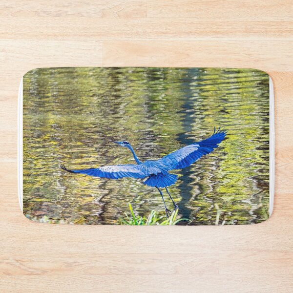 Item preview, Great Blue Heron Full Dramatic Wingspan designed and sold by ShorelineImages.
