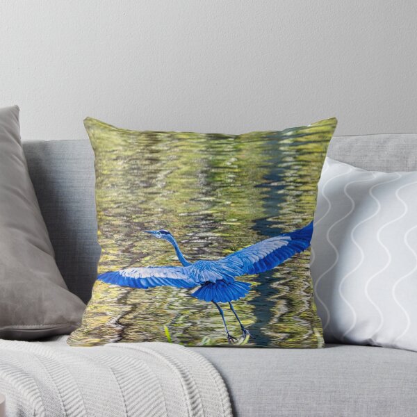 Item preview, Great Blue Heron Full Dramatic Wingspan designed and sold by ShorelineImages.
