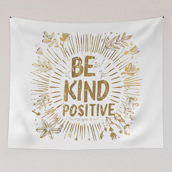 Item preview, Be Kind & Positive designed and sold by AI-Only Creations.