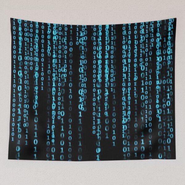 Item preview, Blue Binary Code designed and sold by MidnightArk.