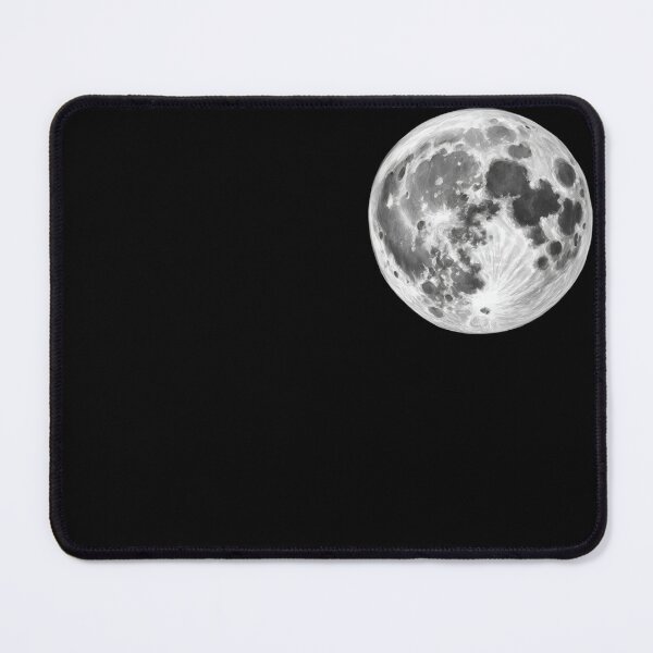 Item preview, The full moon in black and white tones designed and sold by Krystian9809.