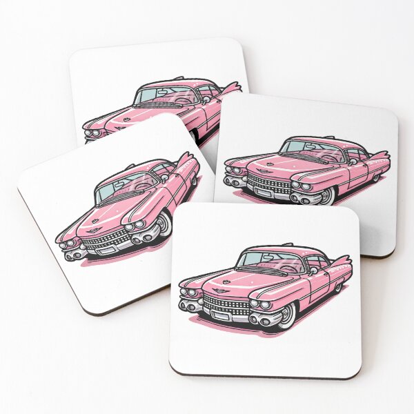 Artikelvorschau, Rosa Cadillac entworfen und verkauft von OlivDesignsCo.