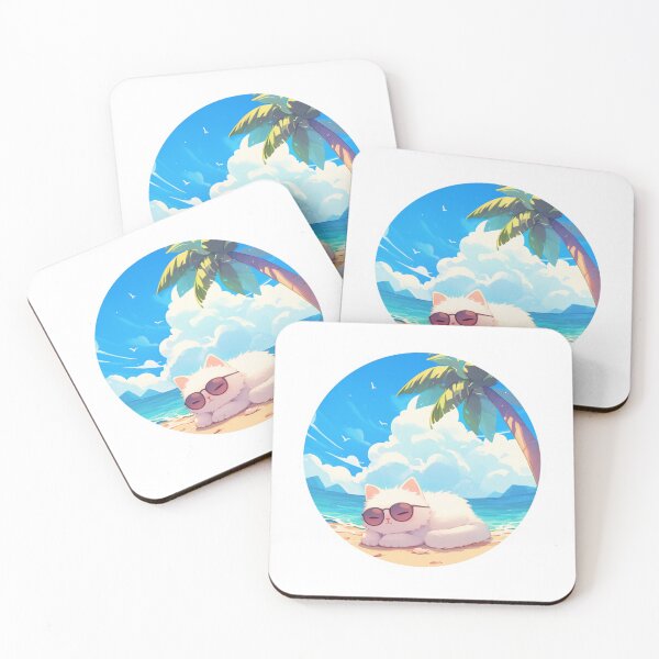 Item preview, Cat at a beach // Cool Cat // Cool Animal // Beach // Chill out // Cat owners designed and sold by SMARTKIT  DESIGNAGENCY.