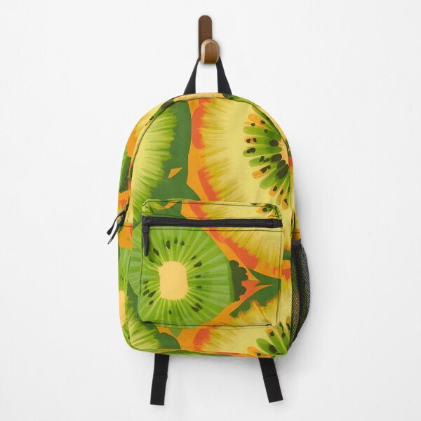 Item preview, Green Kiwi Slices Pattern, Modern Painted All Over Print designed and sold by patterncrow.