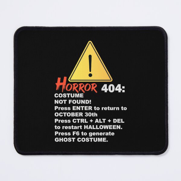 Item preview, Horror 404 Costume Not Found Halloween - Error 404 Costume Not Found Halloween designed and sold by FYS-Arte-Style.