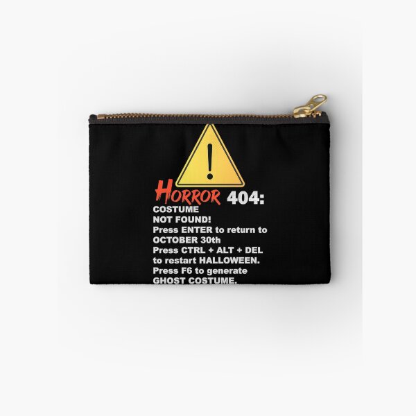 Item preview, Horror 404 Costume Not Found Halloween - Error 404 Costume Not Found Halloween designed and sold by FYS-Arte-Style.