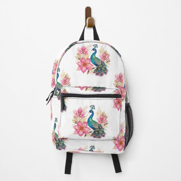 Item preview, Peacock floral designed and sold by Roxburylane.