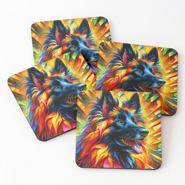 Item preview, Belgian Tervuren Dog Acrylic Print Doggo Portrait Pet Lovers designed and sold by Puppy Puzzles Plus.