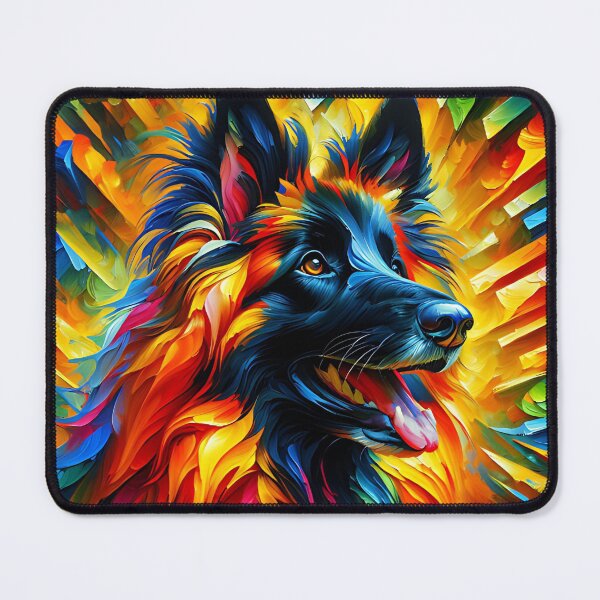 Item preview, Belgian Tervuren Dog Acrylic Print Doggo Portrait Pet Lovers designed and sold by Puppy Puzzles Plus.